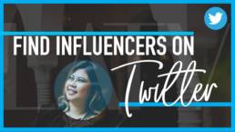 Find Influencers on Twitter