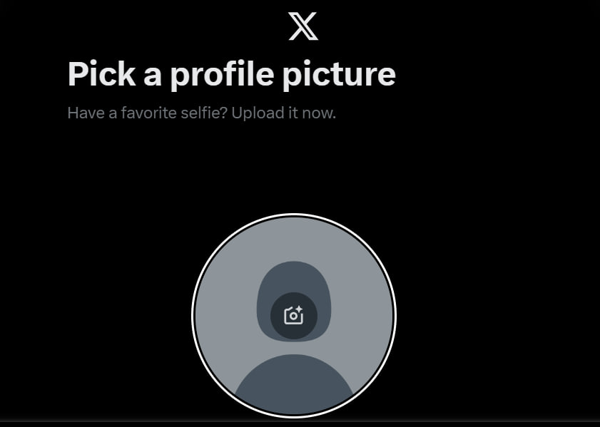 Pick a profile picture