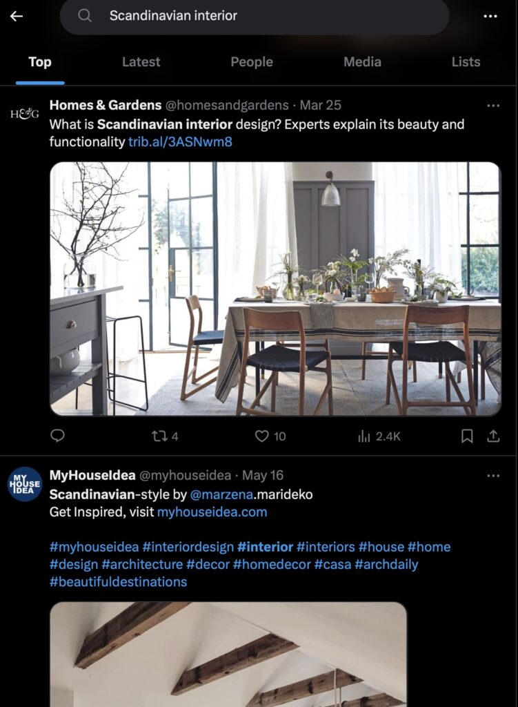 Keyword Scandinavian interior search result