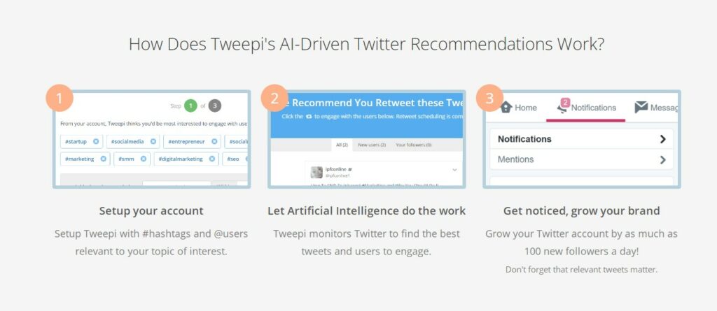 Tweepi ai driven tool